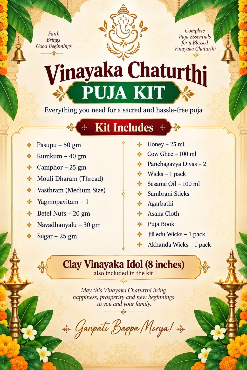 Vinayaka Chaturthi Puja Kit